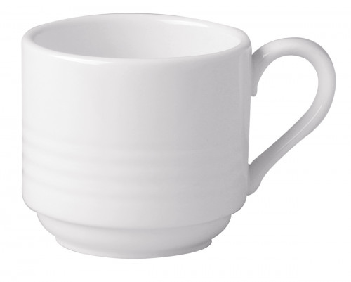 Tasse à expresso rond ivoire porcelaine vitrifiée 9 cl Ø 6 cm Rondo Rak