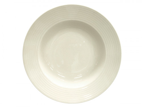 Assiette creuse rond ivoire porcelaine vitrifiée Ø 30 cm Rondo Rak