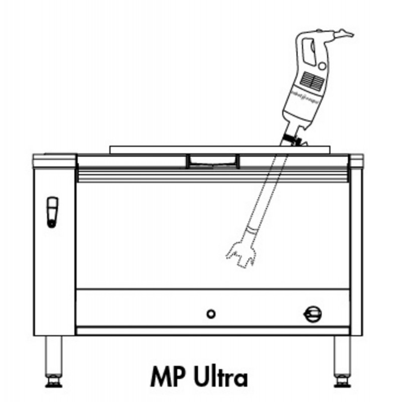 Mixeur plongeant MP600 ULTRA en inox Ø 125 mm 125 mm Robot Coupe