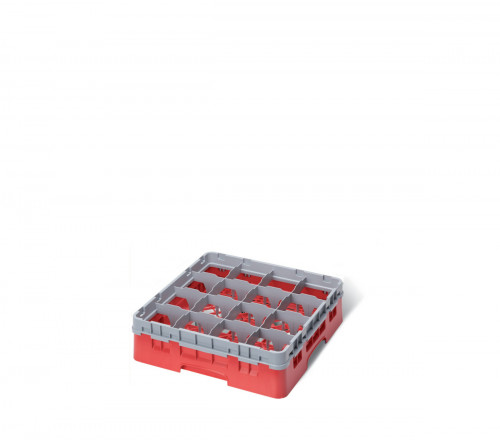 Casier de lavage 16 compartiments 50x50x22,5 cm 10,9 cm 19,4 cm Camrack Cambro