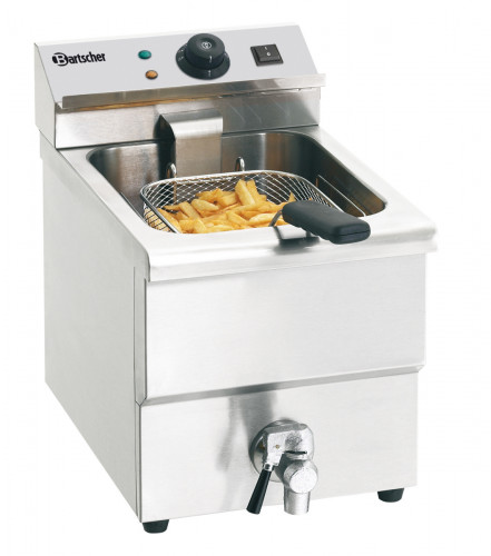 Friteuse avec robinet IMBISS1 230v 8 L Bartscher