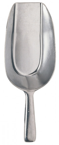 Pelle à ingrédients aluminium 31x11,3 cm 65 cl pleine