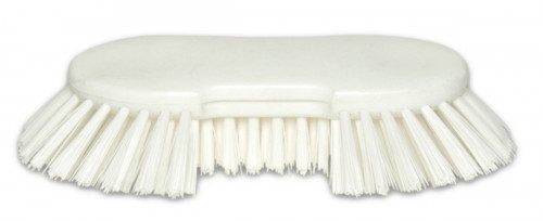 Brosse papillon mi-dur blanc 28 cm Thomas