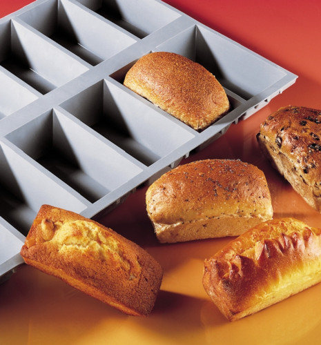 Plaque 9 cakes silicone GN 1/3 30x17,6 cm Elastomoule De Buyer