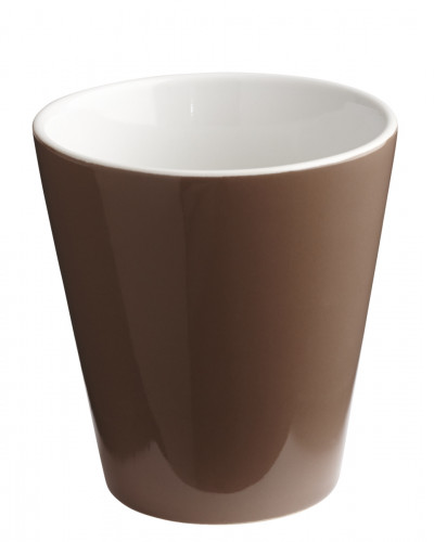 Gobelet rond marron grès émaillé 20 cl Ø 8,5 cm Prismo Pro.mundi