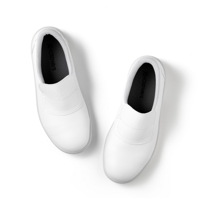 Chaussures mocassin de sécurité mixte blanc 47 Tony Nordways