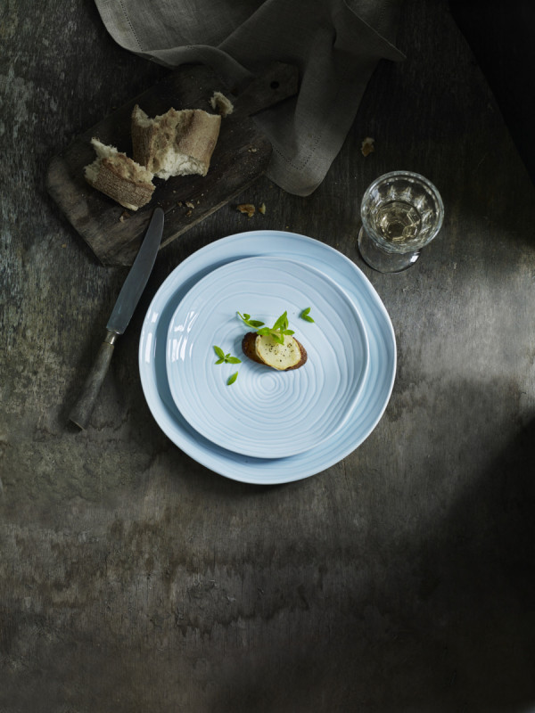 Assiette coupe plate rond blanc porcelaine Ø 26,5 cm Teck Pillivuyt