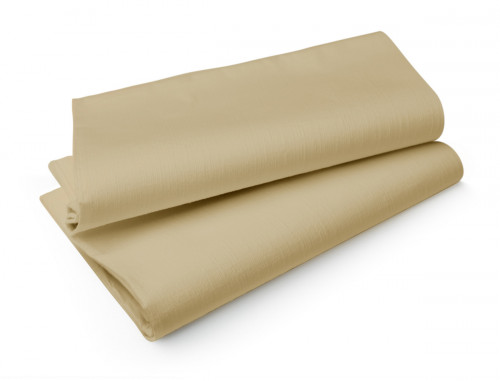 Nappe beige non tissé 127x220 cm Evolin Duni (25 pièces)