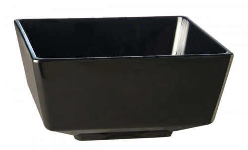 Saladier mélamine noir 25,5x25,5x12 cm 4 L Float Aps