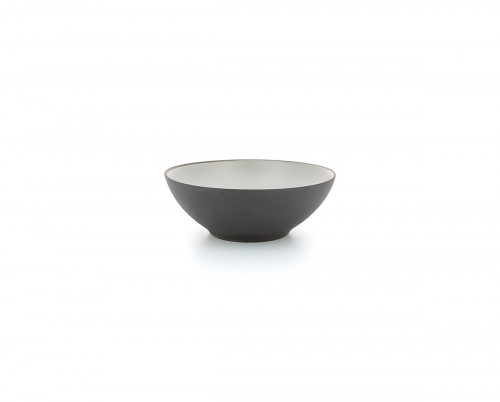 Assiette coupe creuse rond gris porcelaine culinaire Ø 15 cm Revol