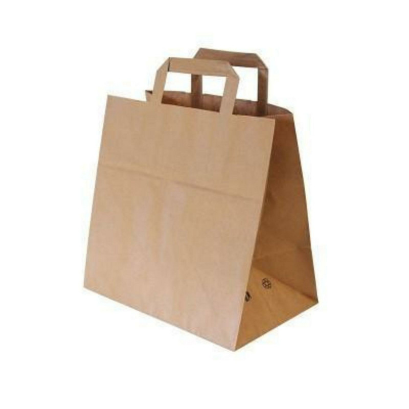 Sac cabas kraft 26x27 cm (250 pièces)