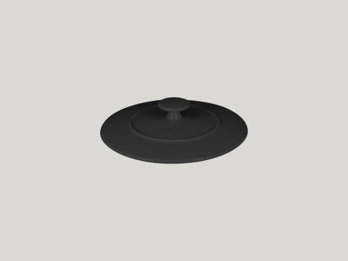 Couvercle pour cocotte rond noir porcelaine vitrifiée Ø 15,8 cm Chefs Fusion Rak