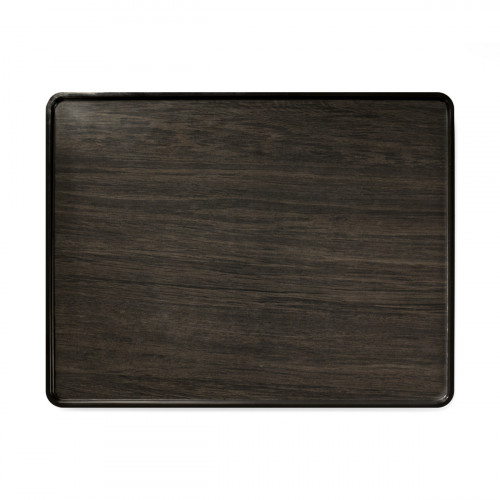 Plateau polyester noir 46x36 cm Poly Styl Platex