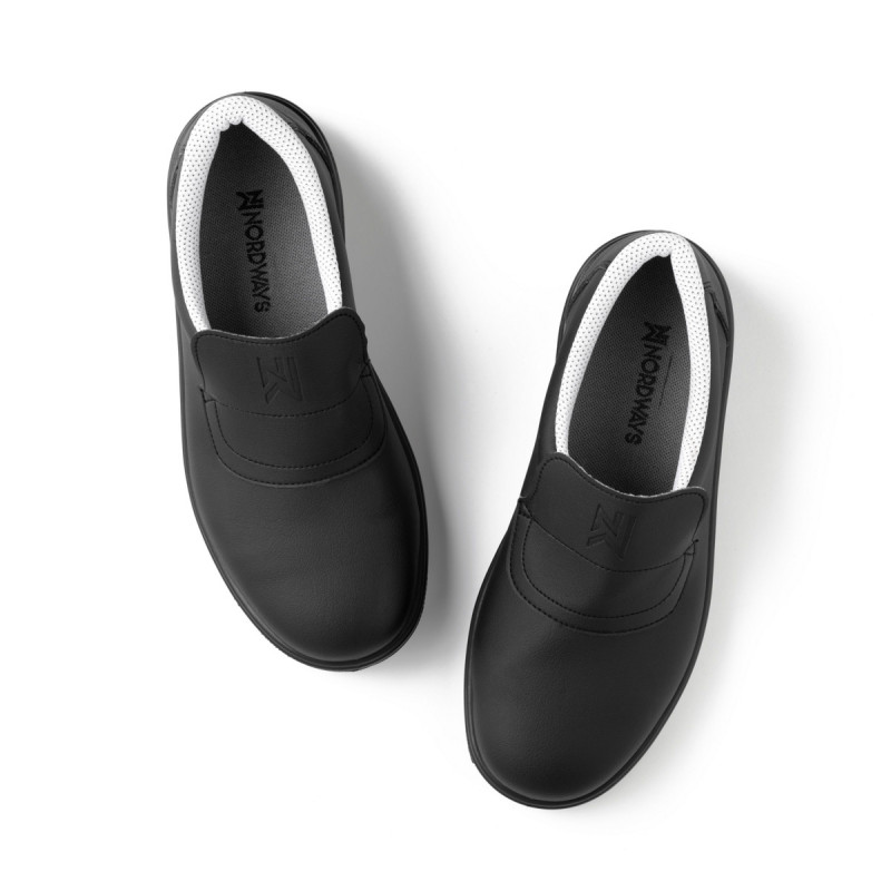 Chaussures mocassin de sécurité mixte noir 46 Tony Nordways