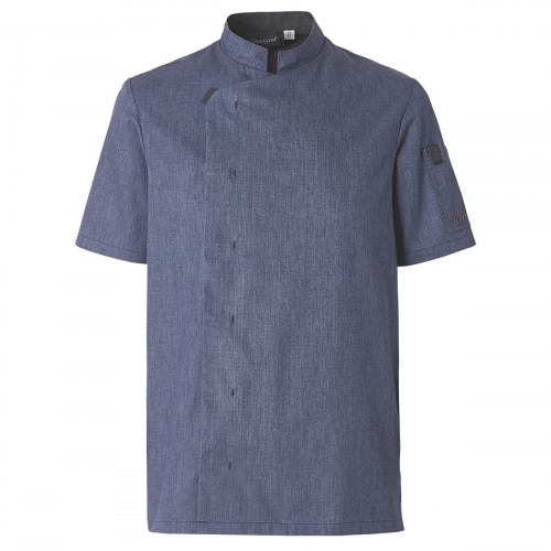 Veste homme manches courtes bleu T0 Shade Molinel