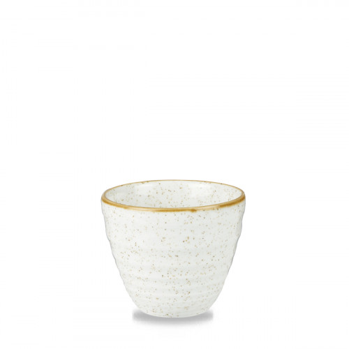Pot a frites rond barley white porcelaine vitrifiée Ø 8,3 cm Stonecast Churchill