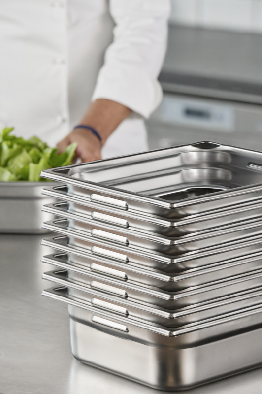 Bac GN 1/6 inox 18/10 P15 cm 2,2 L Pujadas