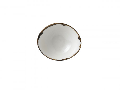 Bol à salade ovale blanc porcelaine vitrifiée 19,9 cm Harvest Dudson