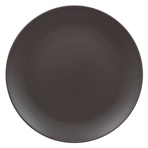 Assiette coupe plate rond brun porcelaine vitrifiée Ø 26,7 cm Genesis Rak