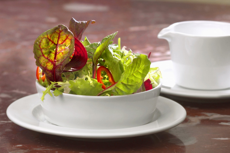 Assiette plate rond blanc porcelaine vitrifiée Ø 27,1 cm Access Rak