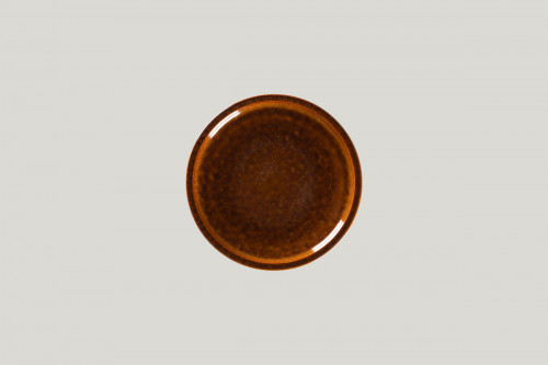 Assiette coupe plate rond cuivre porcelaine Ø 16,2 cm Rakstone Ease Rak