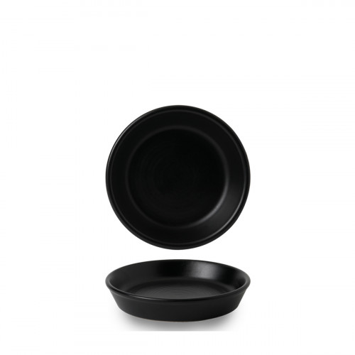Assiette à tapas rond gris porcelaine Ø 15,9 cm Evo Dudson