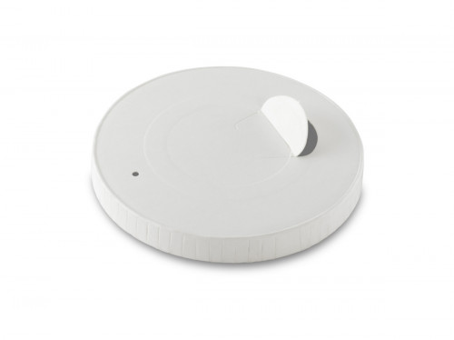Couvercle carton pour gobelet blanc papier Ø 8 cm Alphaform (50 pièces)