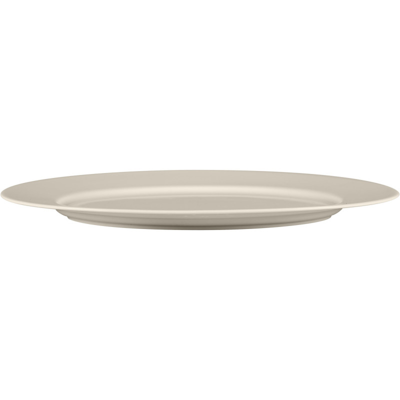 Plat ovale ivoire porcelaine bone china 25,5 cm Fedra Rak