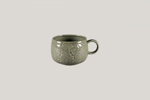 Tasse à café rond steel porcelaine 30 cl Ø 9 cm Krush Rak