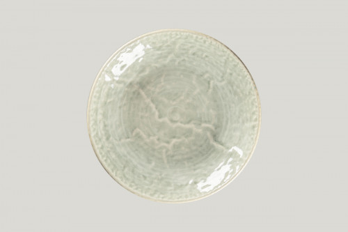 Assiette coupe creuse rond céladon porcelaine Ø 26,1 cm Krush Rak