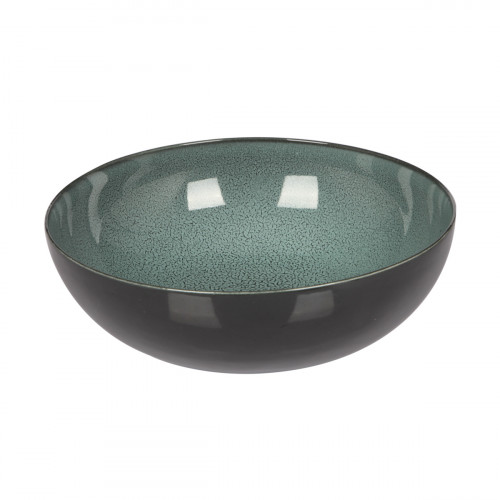 Bowl rond vert de gris en porcelaine vitrifiée Ø 21 cm 7,1 cm Javeil Velvet Astera