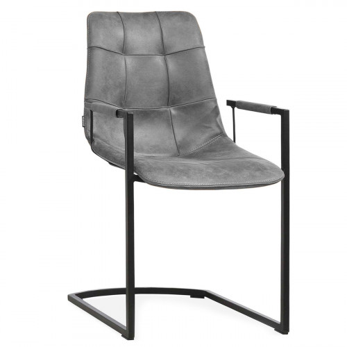 Fauteuil d'intérieur gris anthracite 91x51x62 cm Condor Flexmob
