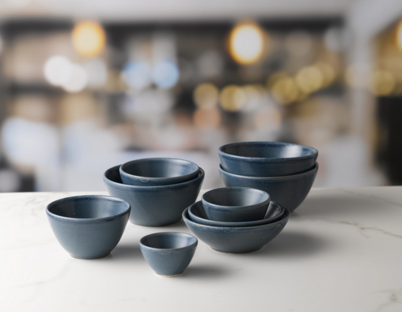 Pot conique Andorra Green porcelaine vitrifiée Ø 10 cm Nourish Andorra Churchill