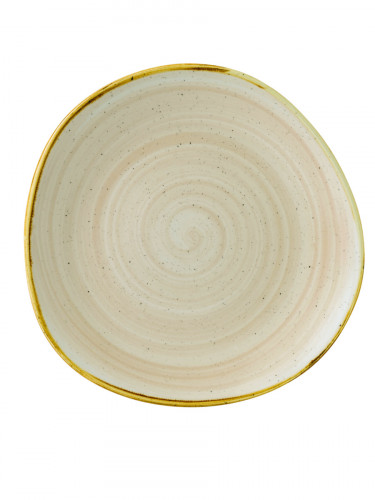 Assiette plate rond Nutmeg Cream porcelaine vitrifiée Ø 28,6 cm Stonecast Churchill