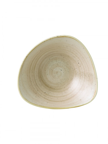 Bol triangulaire Nutmeg Cream porcelaine vitrifiée 23,5 cm Stonecast Churchill