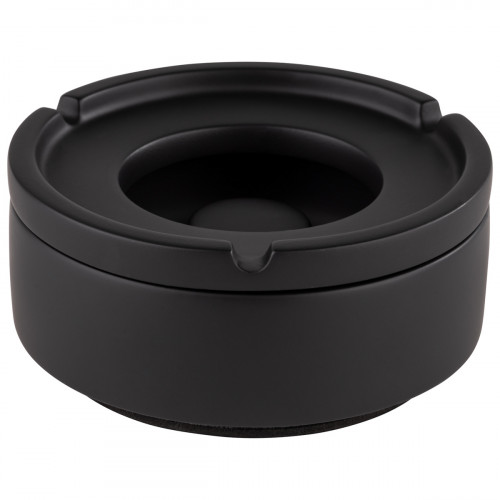 Cendrier noir béton Ø 10,5 cm 5 cm Element Aps