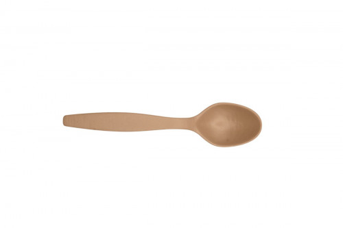 Cuillère à café beige bagasse 11 cm Moom Tableware (400 pièces)