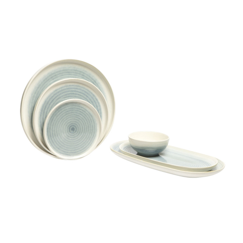Coupelle rond ivoire grès émaillé Ø 11,5 cm Pacific Pro.mundi