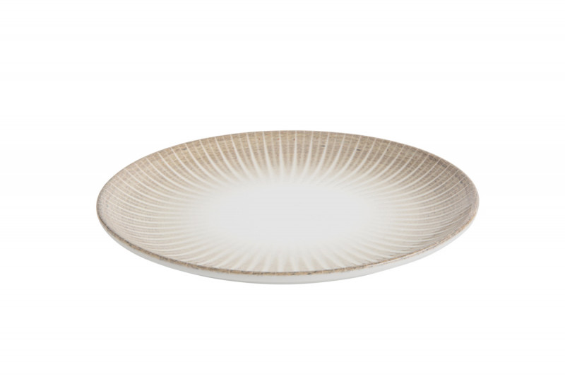 Assiette coupe plate rond porcelaine Ø 21 cm Palma Accolade