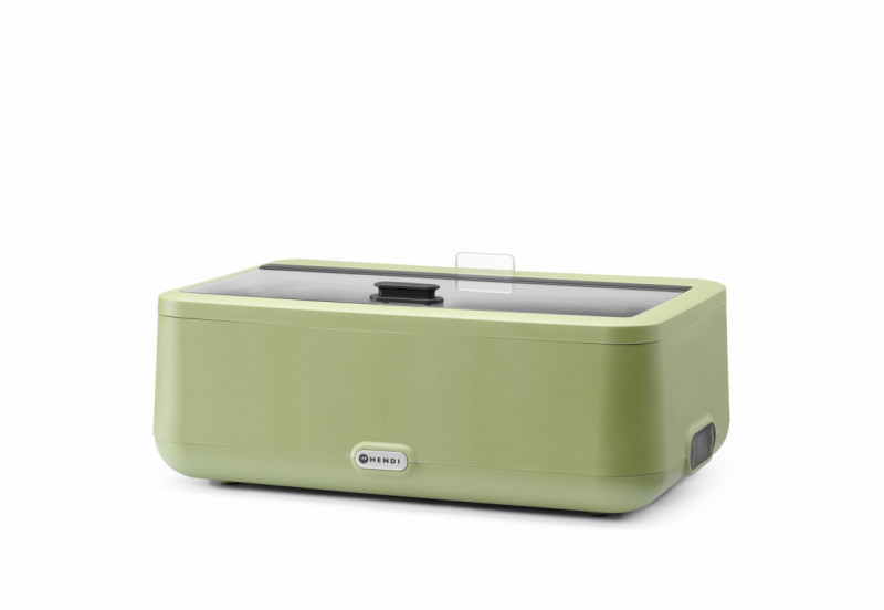 Chafing dish rectangulaire vert 12,5 L Uniq Hendi