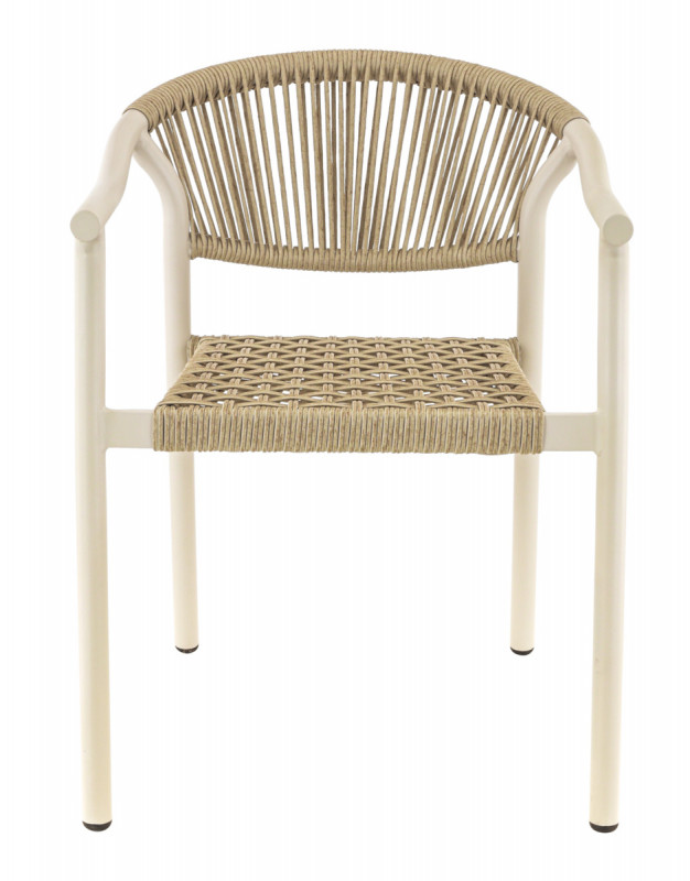 Fauteuil sable 76x57x61 cm Denia