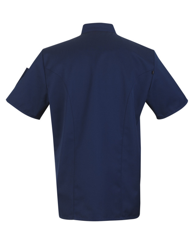 Veste de cuisine manches longues bleu foncé T2 Nero Robur