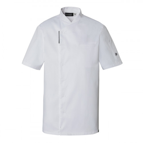 Veste de cuisine manches courtes blanc T2 Reko Molinel