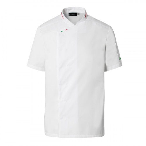 Veste de cuisine manches courtes blanc T1 Pesto Molinel