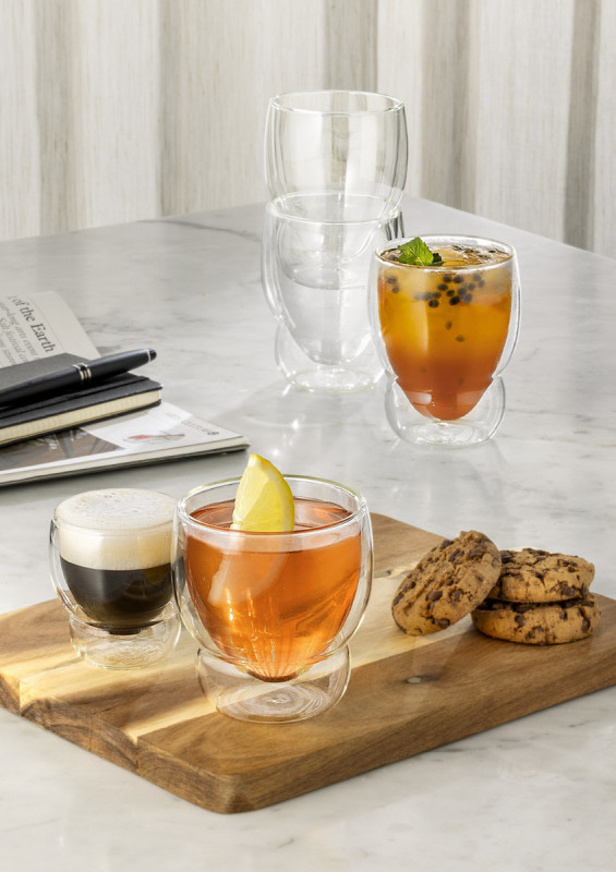 Gobelet double paroi verre borosilicate 29 cl Ø 8,6 cm Thermic Glass Luigi Bormioli