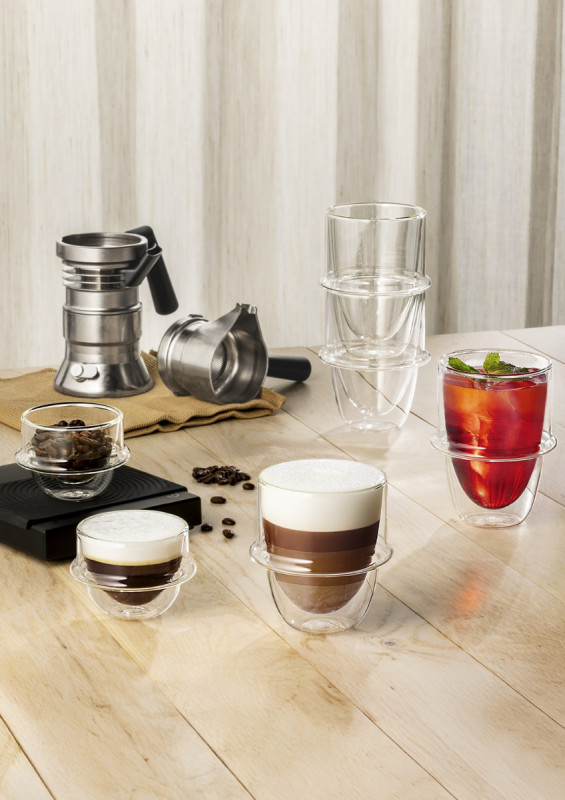 Gobelet double paroi verre borosilicate 23 cl Ø 9,2 cm Thermic Glass Luigi Bormioli