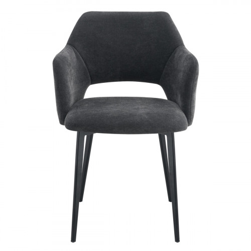 Fauteuil gris anthracite 80,2x55x57,2 cm Francis Flexmob